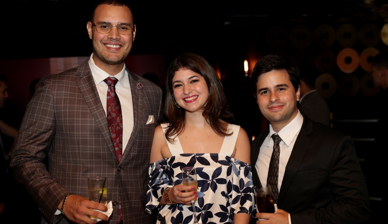 3. Orlando Chacón, Clara Reyes y José Luis Miranda. 3. Orlando Chacón, Clara Reyes y José Luis Miranda.