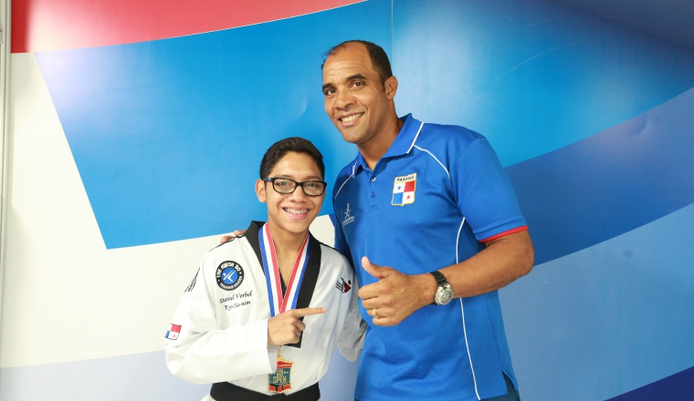 Verbel y Martín Peterson. /Foto Anayansi Gamez