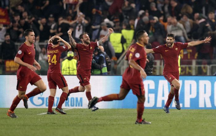 Roma tuvo fútbol para controlar al Barcelona y dejarlo sin opciones de anotar. Foto Roma tuvo fútbol para controlar al Barcelona y dejarlo sin opciones de anotar. Foto