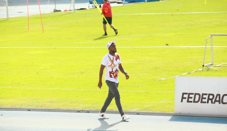 Luis Tejada observó los entrenamientos de la Roja. Luis Tejada observó los entrenamientos de la Roja. /Foto Anayansi Gamez