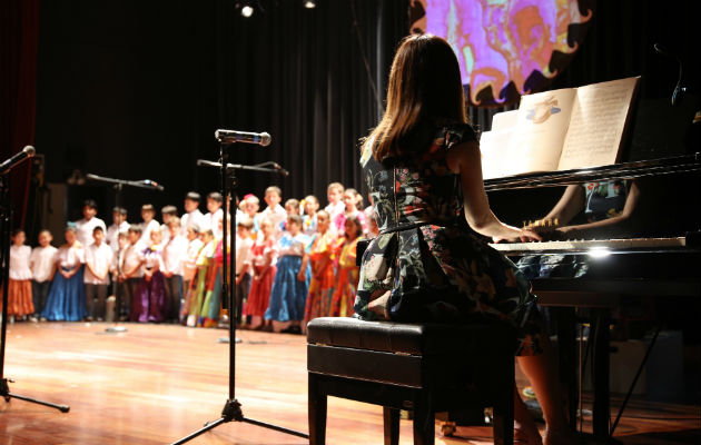 Concertistas Durante una presentación.