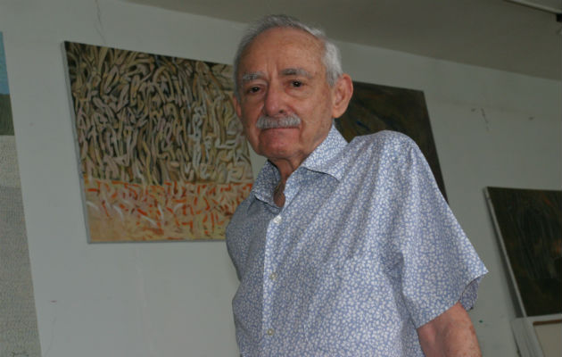 Pintor panameño Guillermo Trujillo. Foto: Archivo EPASA.