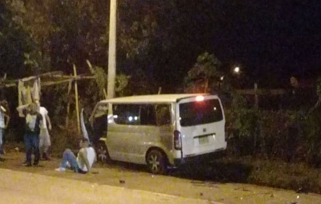 Un muerto y decena de heridos en Arraiján. Foto/@TraficoCPanama