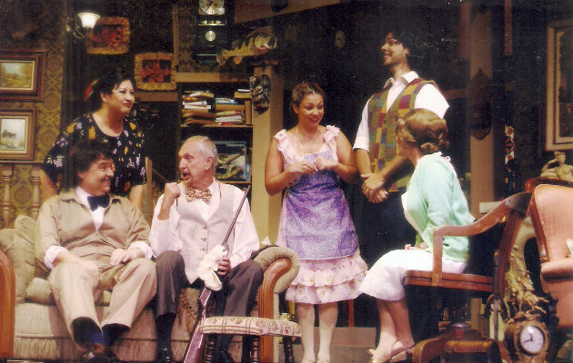Pasión por el teatro En otra puesta en escena. Foto: Cortesía.