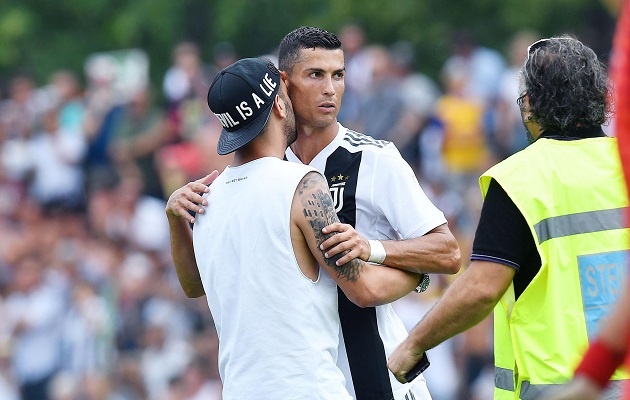 Ronaldo jugó el primer tiempo. Ronaldo jugó el primer tiempo.