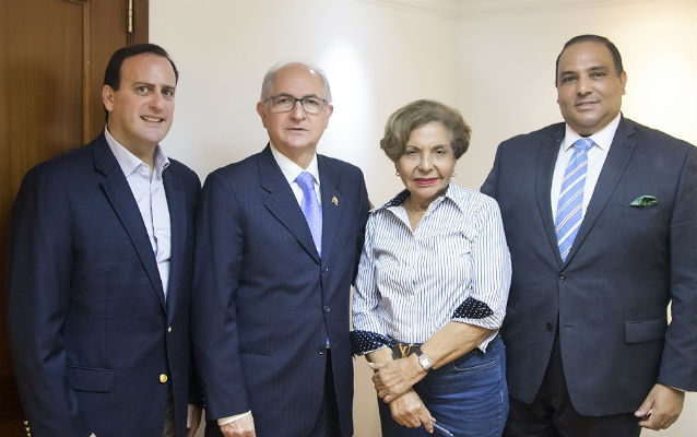 Riccardo Francolini Arosemena junto a Antonio Ledezma Riccardo Francolini Arosemena junto a Antonio Ledezma