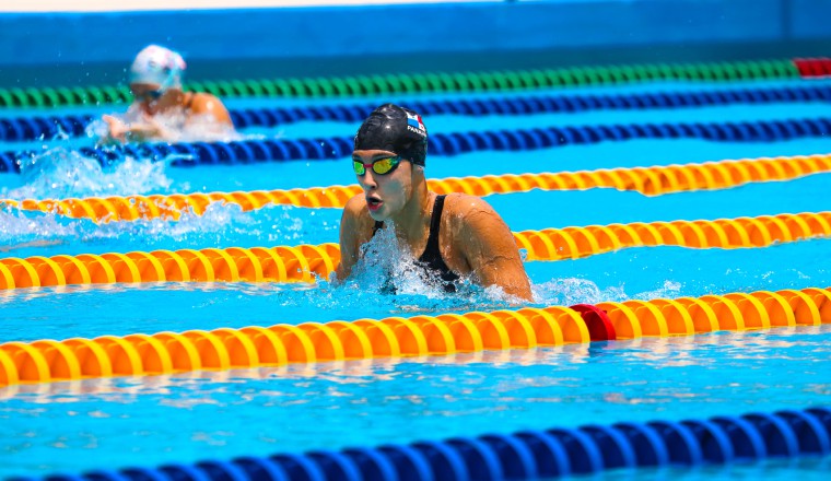 Jasmine Nocentini obtuvo ayer tres medallas doradas. Jasmine Nocentini obtuvo ayer tres medallas doradas.