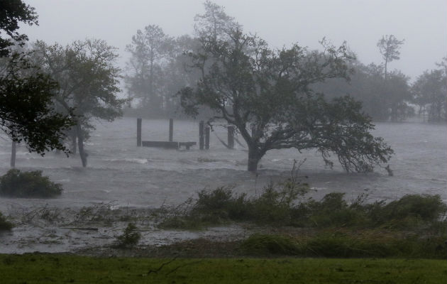 El huracán Florence está haciendo estragos en los Estados Unidos. AP El huracán Florence está haciendo estragos en los Estados Unidos. AP