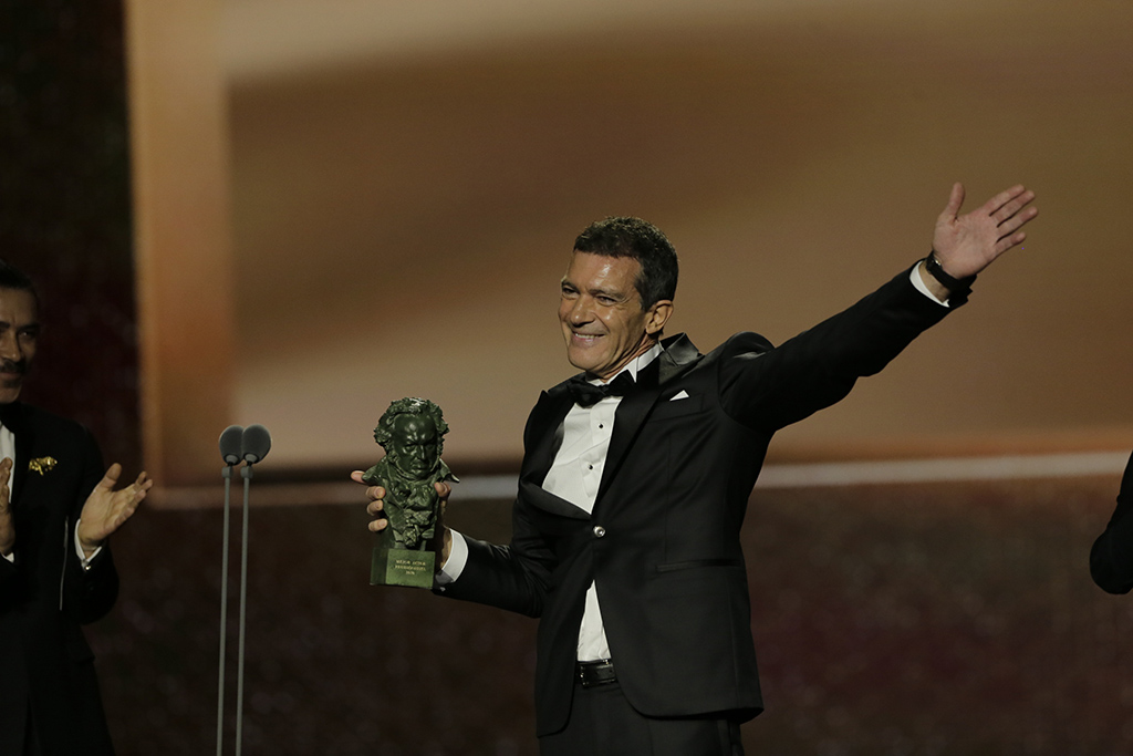 Antonio Banderas, se llevó el Goya a mejor actor protagonista. Foto: https://www.premiosgoya.com/ Antonio Banderas, se llevó el Goya a mejor actor protagonista. Foto: https://www.premiosgoya.com/