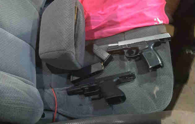 La Policía Nacional recuperó 29 armas de fuego. Foto/Cortesía La Policía Nacional recuperó 29 armas de fuego. Foto/Cortesía