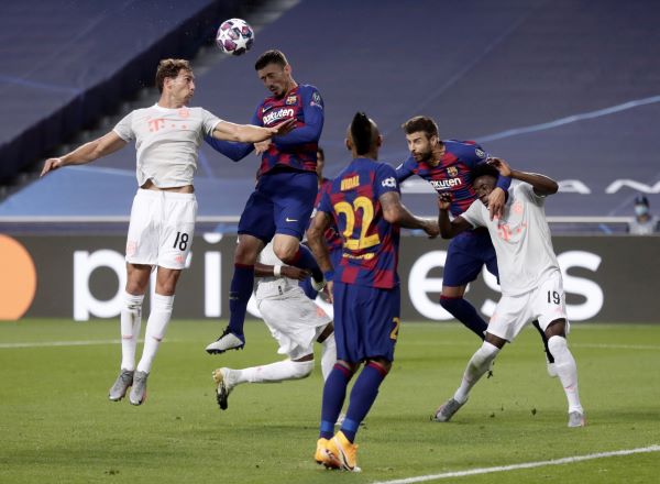 Bayern fue muy superior al Barcelona. Foto:EFE