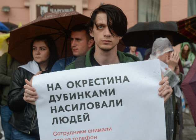 Putin admite planes de intervención en Bielorrusia Las protestas en Bielorrusia contra el presidente Alexandr Lukashenko se han incrementado. Fotos: EFE.