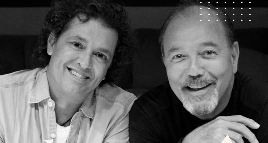 Carlos Vives y Rubén Blades. Archivo Carlos Vives y Rubén Blades. Archivo
