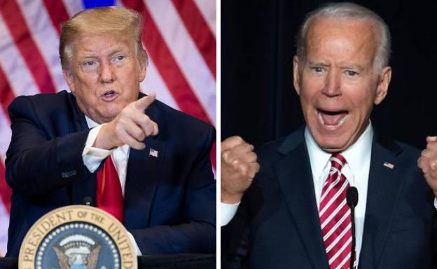 Donald Trump y Joe Biden. EFE Donald Trump y Joe Biden. EFE