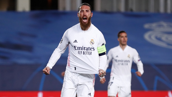 Sergio Ramos marcó el segundo de penal. Foto: Twitter Sergio Ramos marcó el segundo de penal. Foto: Twitter
