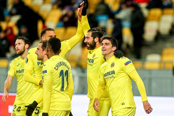 Torres y Albiol marcaron los goles para darle el triunfo por 2-0 de visita al Villareal sobre el Dinamo de Kiev. Foto: Twitter Torres y Albiol marcaron los goles para darle el triunfo por 2-0 de visita al Villareal sobre el Dinamo de Kiev. Foto: Twitter