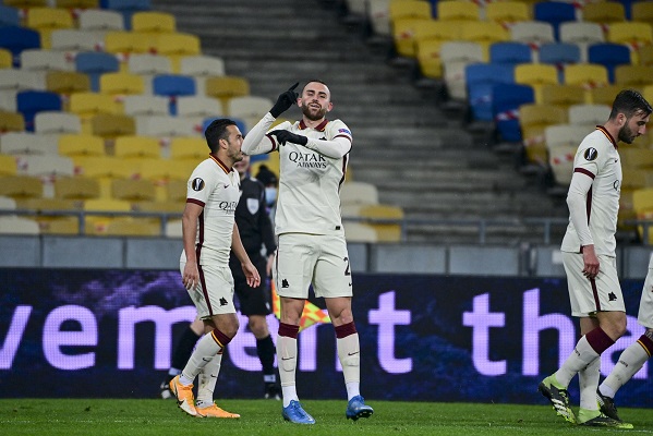 El exjugador del Real Madrid, Borja mayoral, marcó dos goles para consolidar el pase de la Roma sobre el Shaktar. Foto: Twitter El exjugador del Real Madrid, Borja mayoral, marcó dos goles para consolidar el pase de la Roma sobre el Shaktar. Foto: Twitter