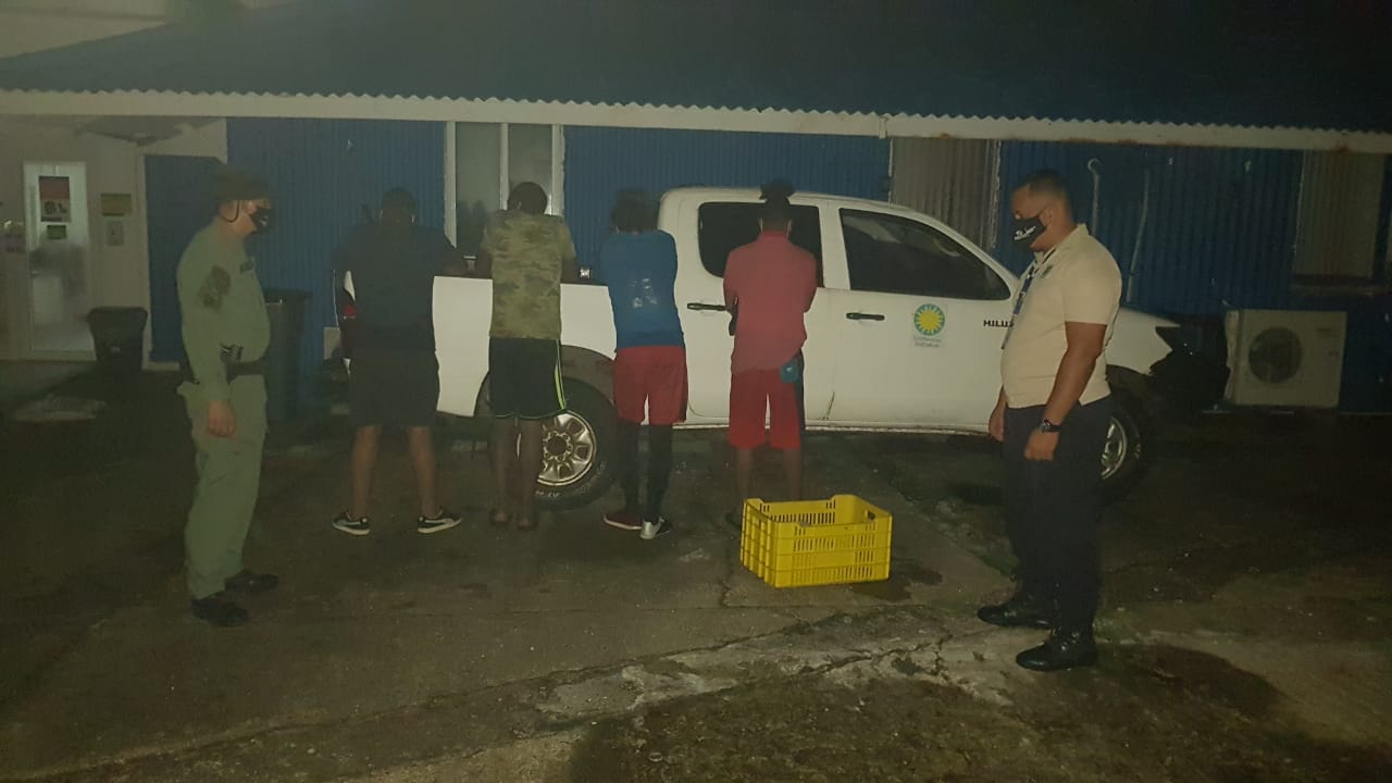 El operativo fue realizado por unidades de la Policía Nacional. 