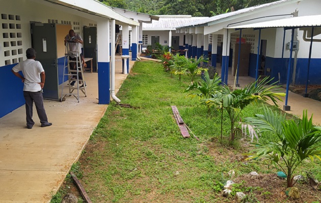 Semanas atrás se realizaron las reparaciones finales en la escuela. Foto: Grupo Epasa Semanas atrás se realizaron las reparaciones finales en la escuela. Foto: Grupo Epasa