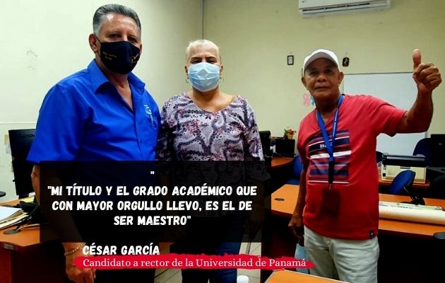 Una administración de puertas abiertas, ofrece César García, candidato a rector de la Universidad de Panamá. Foto: Cortesía Una administración de puertas abiertas, ofrece César García, candidato a rector de la Universidad de Panamá. Foto: Cortesía