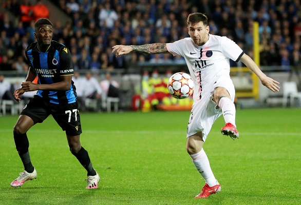 Paris Saint-Germain empató de visita 1-1 con el Brujas. Foto: EFE Paris Saint-Germain empató de visita 1-1 con el Brujas. Foto: EFE
