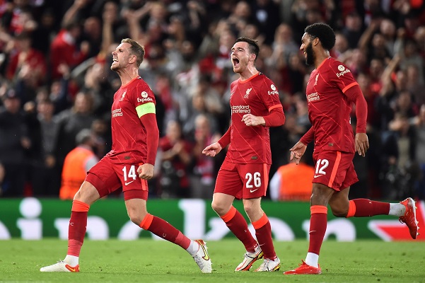 Liverpool triunfó en casa 3-2 sobre el Milán. Foto: EFE Liverpool triunfó en casa 3-2 sobre el Milán. Foto: EFE