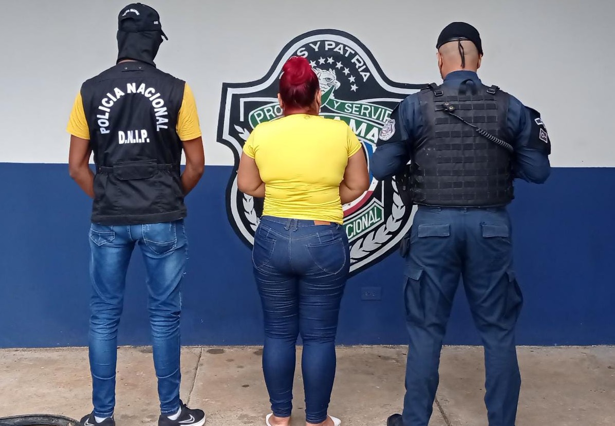 La mujer fue detenido en el sector de Los Ocueños en Cerro Silvestre. Foto: Eric A. Montenegro La mujer fue detenido en el sector de Los Ocueños en Cerro Silvestre. Foto: Eric A. Montenegro