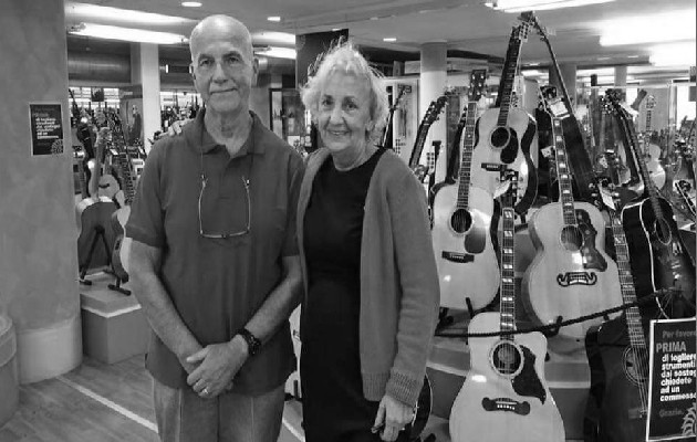 Los amigos Marco y Luciana, que viven en las inmediaciones de Turín, a unos 640 kilómetros de Roma. Foto: Cortesía del autor. Los amigos Marco y Luciana, que viven en las inmediaciones de Turín, a unos 640 kilómetros de Roma. Foto: Cortesía del autor.