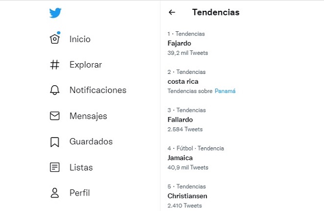 "Fajardo" se convirtió en tendencia en Twitter en Panamá desde la noche del 27 de enero de 2022. "Fajardo" se convirtió en tendencia en Twitter en Panamá desde la noche del 27 de enero de 2022.