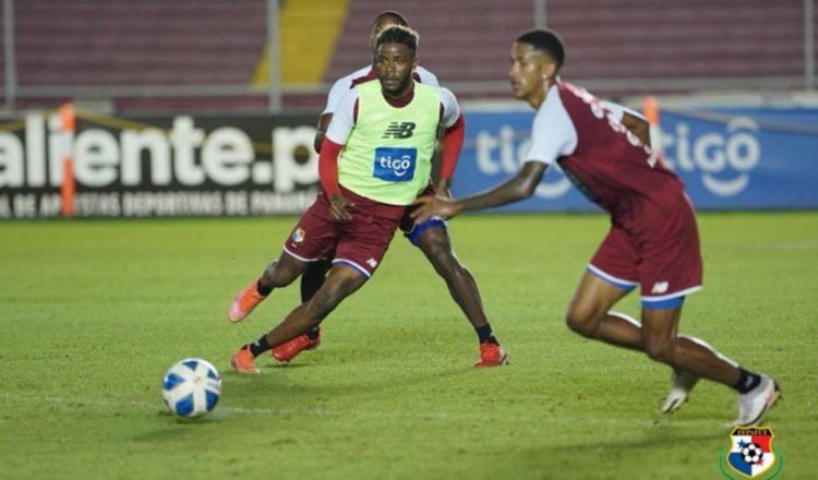 Panamá durante los entrenamientos en el Rommel. Foto:Fepafut Panamá durante los entrenamientos en el Rommel. Foto:Fepafut