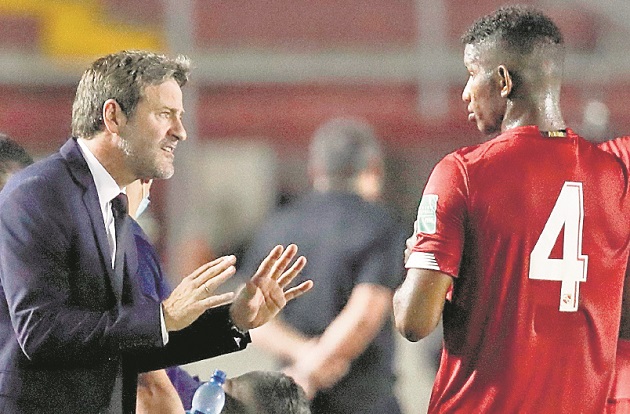 Panamá, dirigido por Thomas Christiansen, marcha en la cuarta posición en el octagonal final. Foto: EFE Panamá, dirigido por Thomas Christiansen, marcha en la cuarta posición en el octagonal final. Foto: EFE