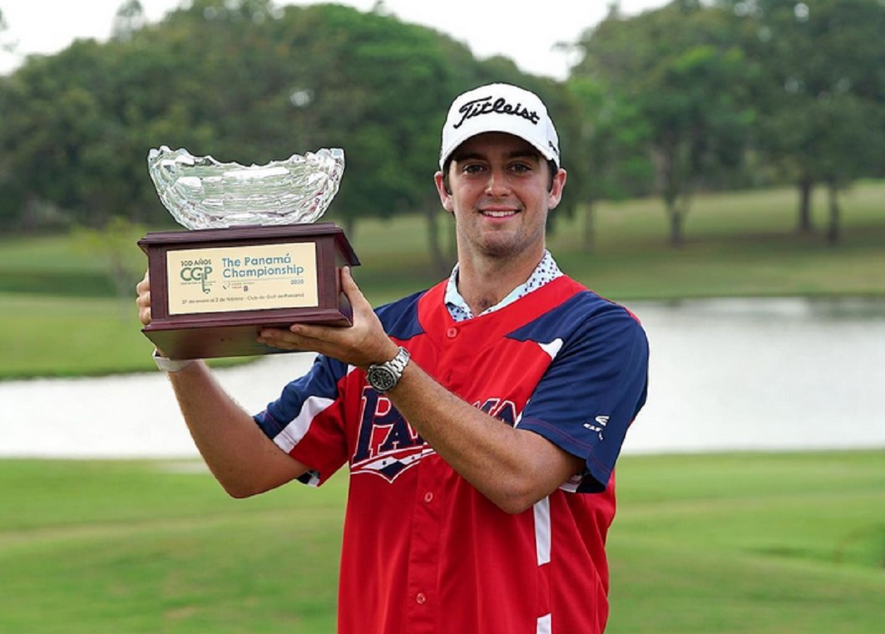 Davis Riley, último ganador del Panamá Championship. Foto: Archivo Davis Riley, último ganador del Panamá Championship. Foto: Archivo