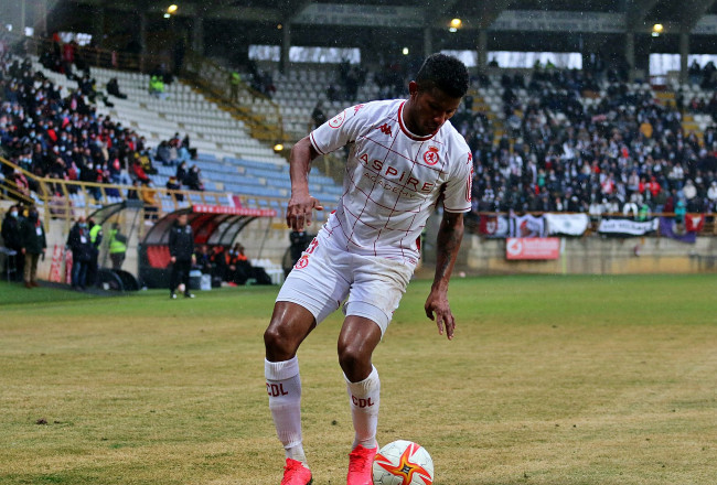 Fidel Escobar, jugador de Cultura Leonesa Fidel Escobar, jugador de Cultura Leonesa