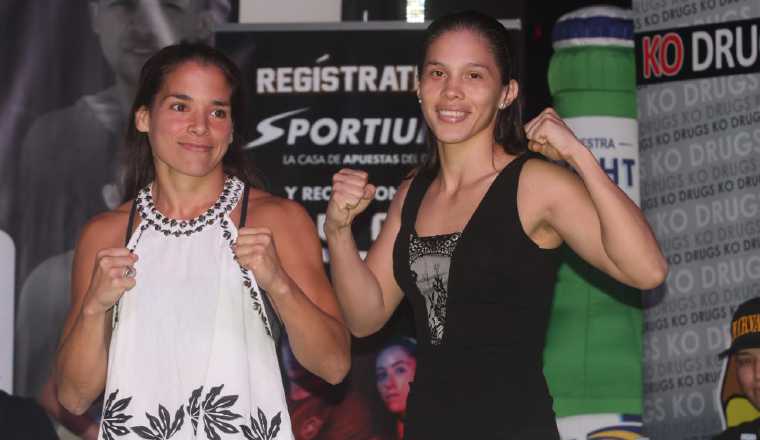 Clara Lescurat de Argentina y la panameña Nathaly Delgado. Foto: Víctor Arosemena Clara Lescurat de Argentina y la panameña Nathaly Delgado. Foto: Víctor Arosemena