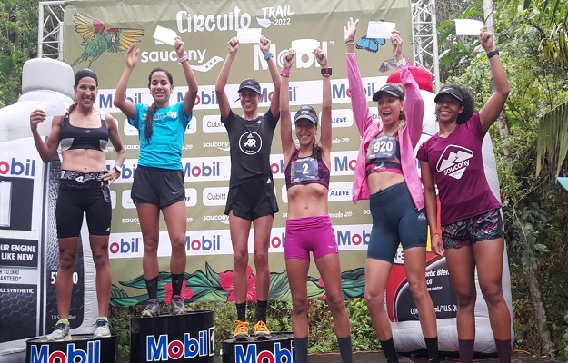 Ganadoras del Circuito Trail. Foto Cortesia