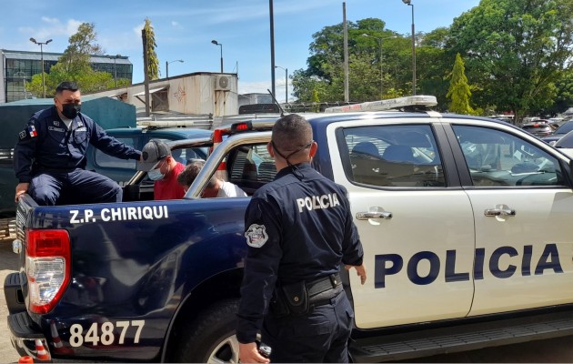 Los tres costarricenses solicitados por las autoridades fueron aprehendidos en Chiriquí el pasado 12 de abril durante la "Operación Quijote”. Foto. José Vásquez Los tres costarricenses solicitados por las autoridades fueron aprehendidos en Chiriquí el pasado 12 de abril durante la "Operación Quijote”. Foto. José Vásquez