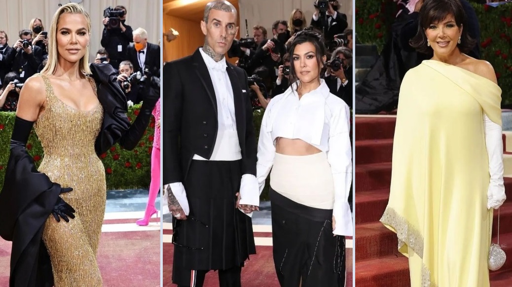 Las Kardashian juntas por primera vez en la Met Gala. Las Kardashian juntas por primera vez en la Met Gala.