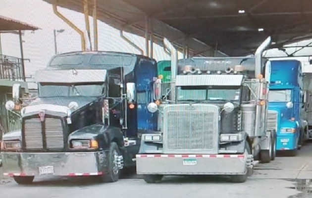Por la paralización en la frontera, unos 4 km de vehículos se mantienen varados en la vía Panamericana. Foto: Mayra Madrid Por la paralización en la frontera, unos 4 km de vehículos se mantienen varados en la vía Panamericana. Foto: Mayra Madrid