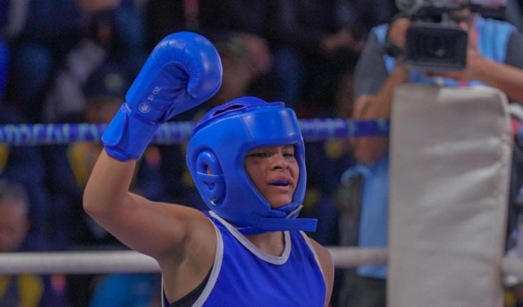 Xiomara Santamaría ganó plata en boxeo. Xiomara Santamaría ganó plata en boxeo.