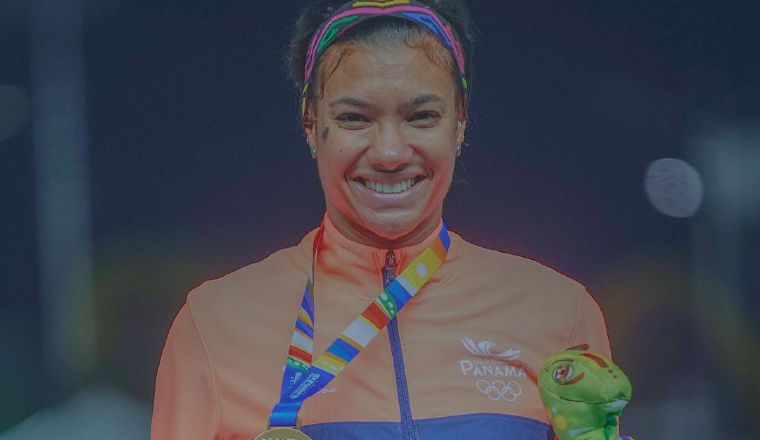 Gianna Woodruff ganó su dorada en los 400 metros con vallas. Foto: COP Gianna Woodruff ganó su dorada en los 400 metros con vallas. Foto: COP