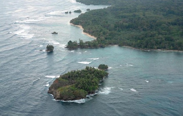 bastimentos-isla-parque.jpg Vista del Parque Nacional Bastimentos Foto: MiAmbiente