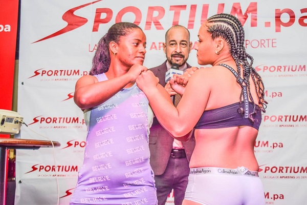 Janeth Asprilla (izq.) enfrentará a la chiricana Tereza "La Polla" Almengor. Janeth Asprilla (izq.) enfrentará a la chiricana Tereza "La Polla" Almengor.