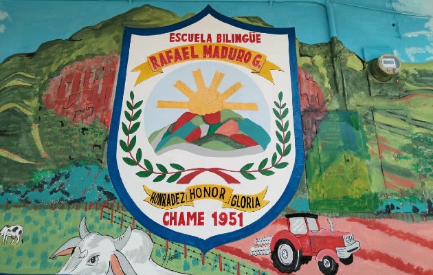 Mural de José Torres en la Escuela Rafael Maduro Garibaldo en Chame. Foto: Miriam Lasso Mural de José Torres en la Escuela Rafael Maduro Garibaldo en Chame. Foto: Miriam Lasso