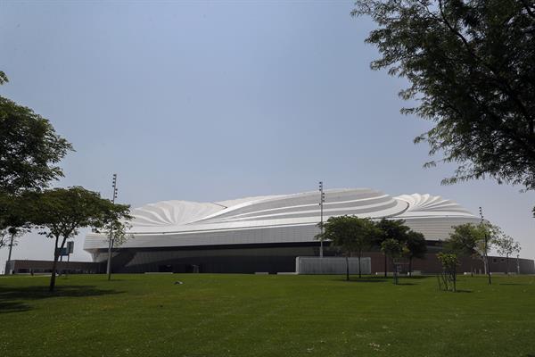 Vista exterior del estadio Al Janoub. EFE