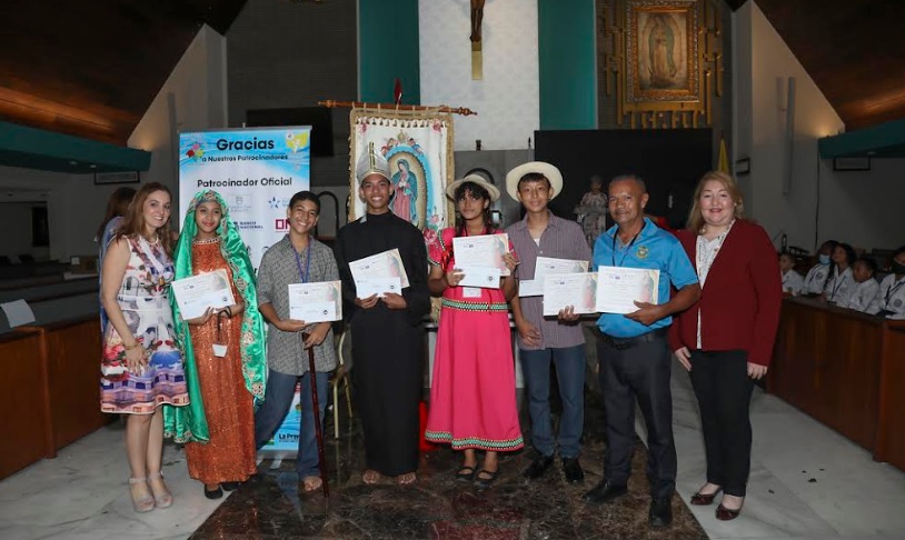 Primer lugar en dramatización Colegio Monseñor Francisco Beckman - Panamá Norte. Foto: Cortesía Primer lugar en dramatización Colegio Monseñor Francisco Beckman - Panamá Norte. Foto: Cortesía
