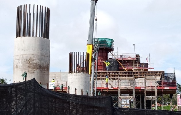 De las 9 estaciones, la de mayor avance con un 10.3%, es la de Ciudad del Futuro. Foto: Eric A. Montenegro De las 9 estaciones, la de mayor avance con un 10.3%, es la de Ciudad del Futuro. Foto: Eric A. Montenegro