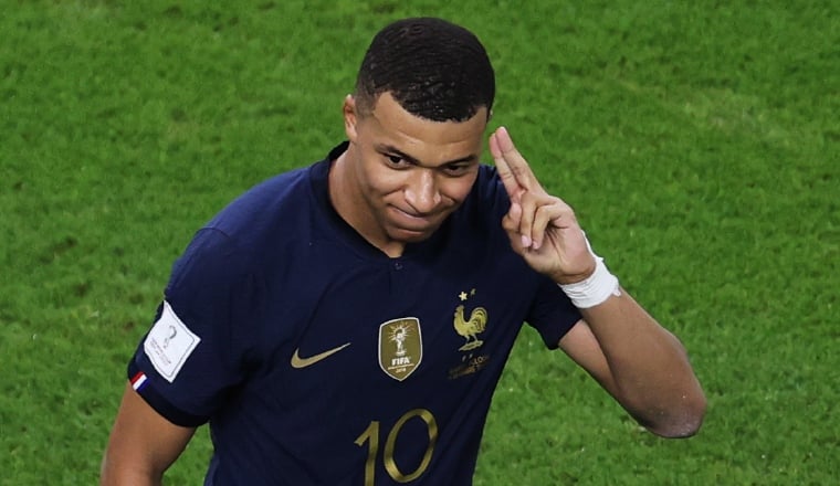 Mbappé, la figura de Francia. Foto.EFE Mbappé, la figura de Francia. Foto.EFE