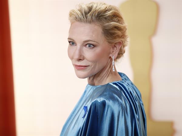 Cate Blanchett llega a la 95 edición de la ceremonia anual de los Premios de la Academia. EFE
