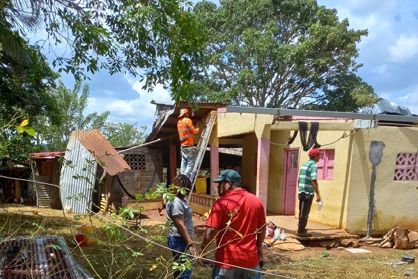 Algunas familias fueron reubicadas en casa de parientes mientras se efectúan las reparaciones de sus hogares. Foto. Eric Montenegro Algunas familias fueron reubicadas en casa de parientes mientras se efectúan las reparaciones de sus hogares. Foto. Eric Montenegro