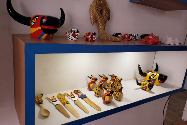 Otras de las creaciones de Luis Pertuz. Foto: Fanny Arias Otras de las creaciones de Luis Pertuz. Foto: Fanny Arias